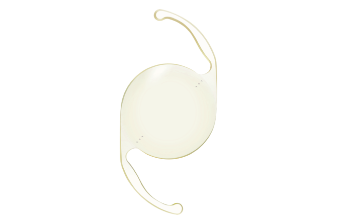 Imagen generada por ordenador de LIO Clareon Tórica.