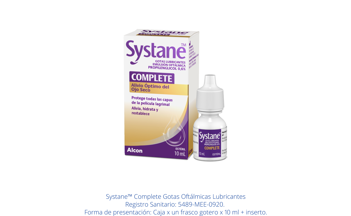 Gotas Systane Complete 10ML  Gotas lubricantes para ojo seco