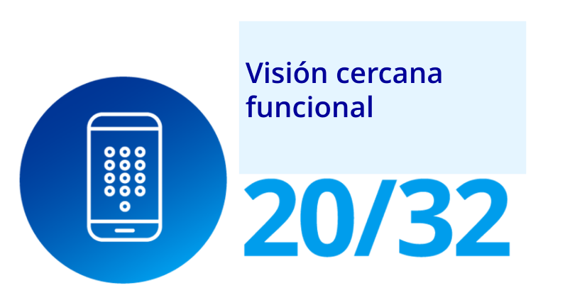 White icon of a cell phone appearing over a blue background.