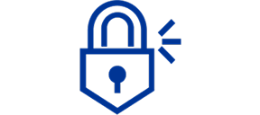 Icono de candado que representa seguridad o acceso protegido