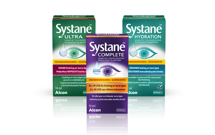 three systane products