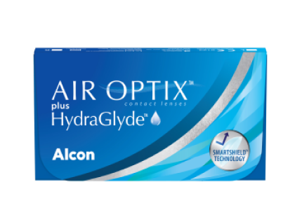 AIR OPTIX plus HydraGlyde packshot