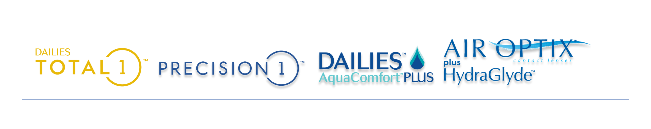 Alcon product logos 