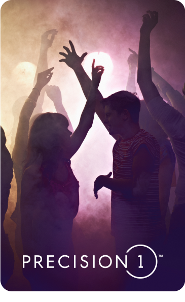 Young crowd dancing