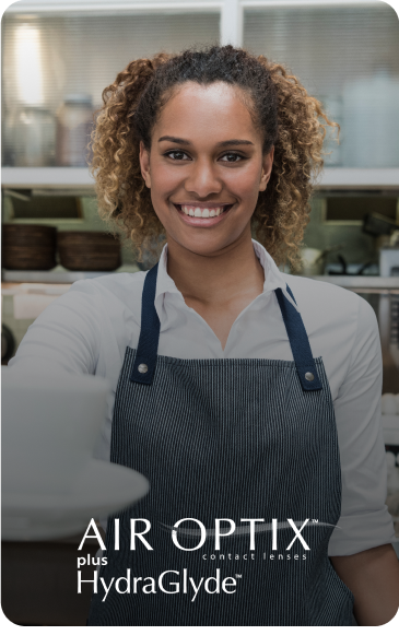 Smiling woman chef
