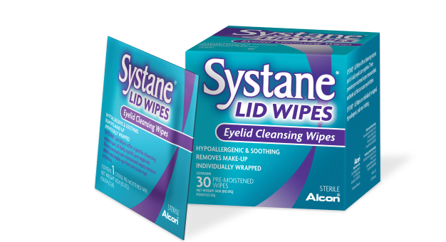 Systane lid wipes pack