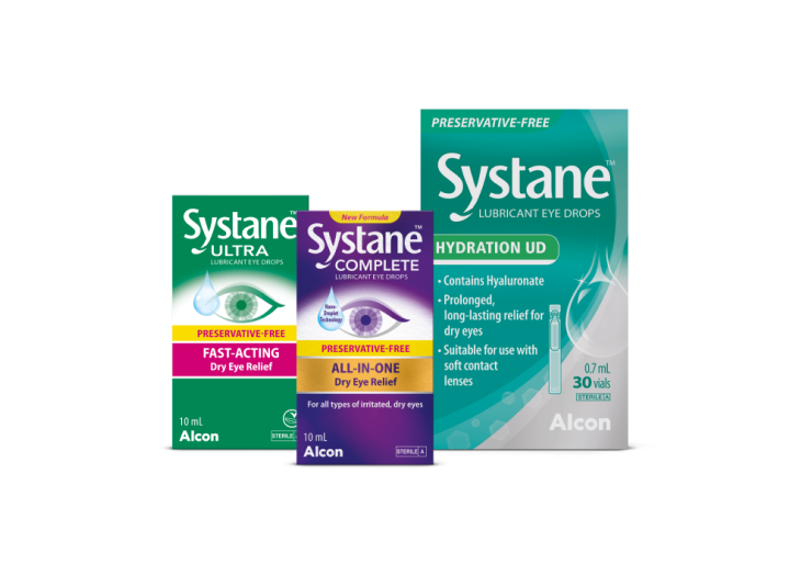 Systane preservative free products