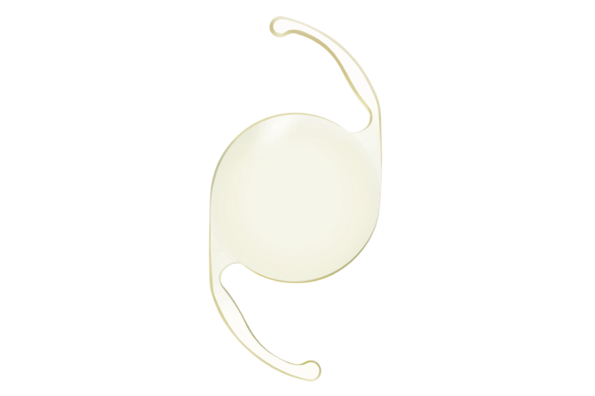 Computer-generated image of a Clareon Monofocal IOL.