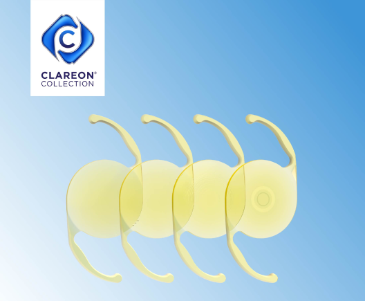 Four Clareon intraocular lenses from the Clareon Collection
