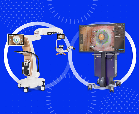 Collection of Alcon's cutting-edge medical devices for eye care professionals