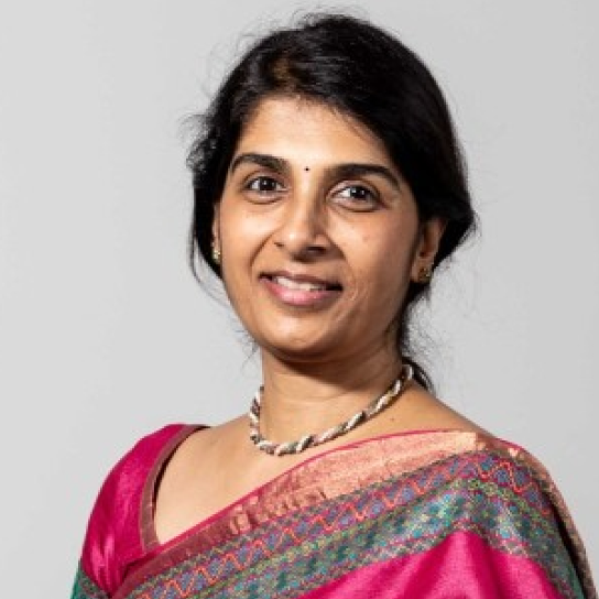 professional headshot of Dr Geetha Iyer