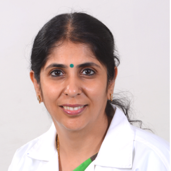 professional headshot of Dr. Haripriya Aravind