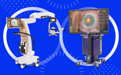 Collection of Alcon's cutting-edge medical devices for eye care professionals