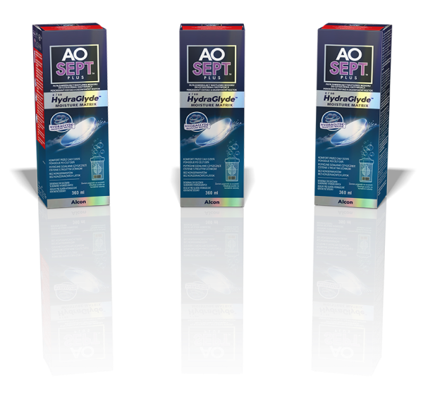 AOSEPT™ PLUS with HydraGlyde™ packshots