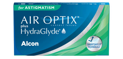 AIR OPTIX® PLUS HYDRAGLYDE® FOR ASTIGMATISM