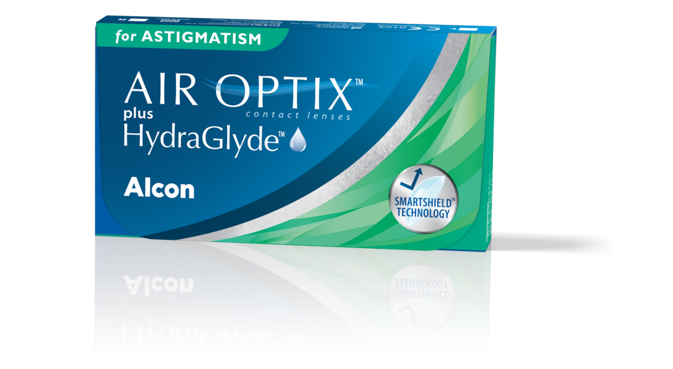 AIR OPTIX plus HydraGlyde for Astigmatism packshot