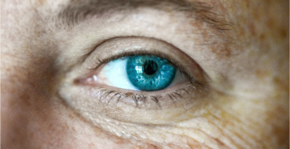 blue eye close-up