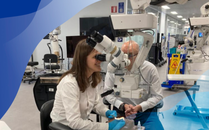 image of two people during a test operation