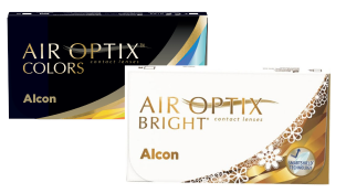 AIR OPTIX COLORS & BRIGHT pack shot