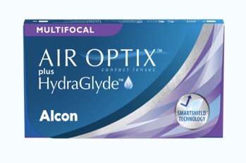 AIR OPTIX PLUS HYDRAGLYDE MULTIFOCAL packshot