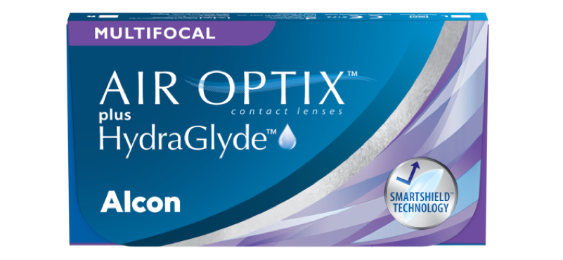 AIR OPTIX PLUS HYDRAGLYDE MULTIFOCAL packshot