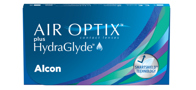 AIR OPTIX PLUS HYDRAGLYDE packshot