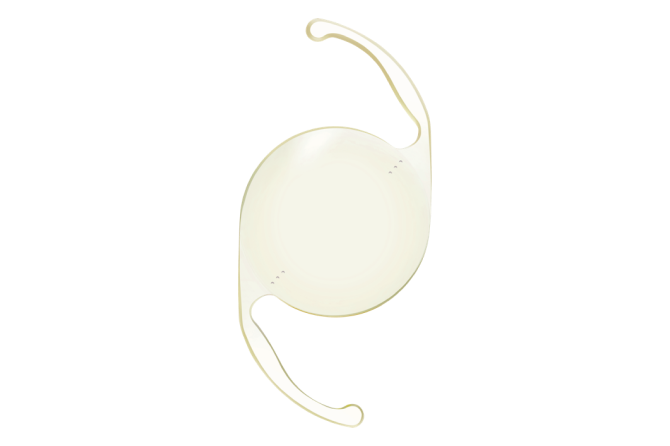 Imagen generada por ordenador de LIO Clareon Tórica.