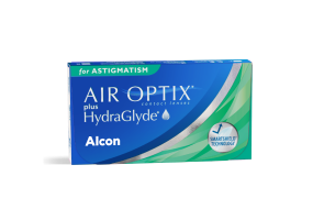 AIR OPTIX plus HydraGlyde Toric contact lens pack