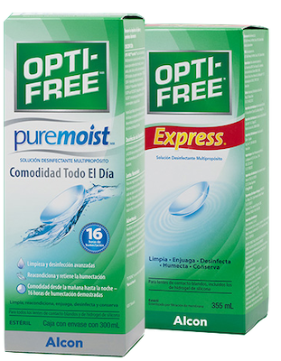 OPTI-FREE PureMoist and Express pack