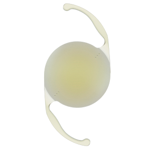 An image of the AcrySof IQ Toric IOL.