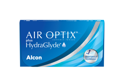 AIR OPTIX PLUS HYDRAGLYDE contact lens pack shot