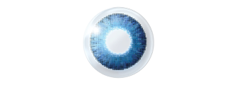 Brilliant blue contact lens color