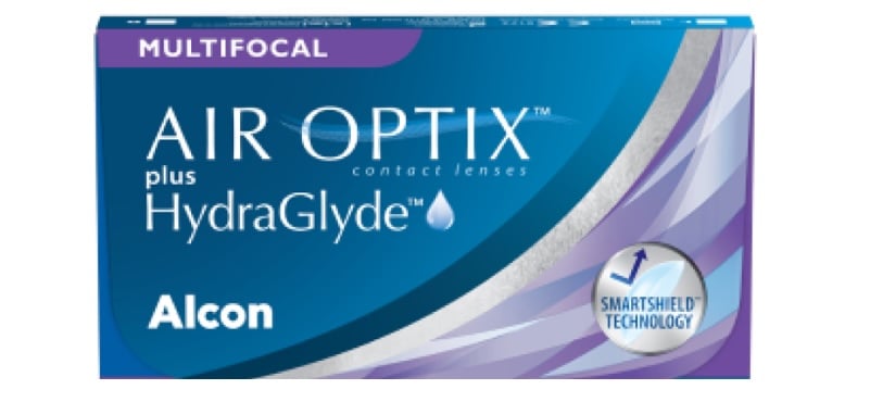 AIR OPTIX PLUS HYDRAGLYDE MULTIFOCAL packshot