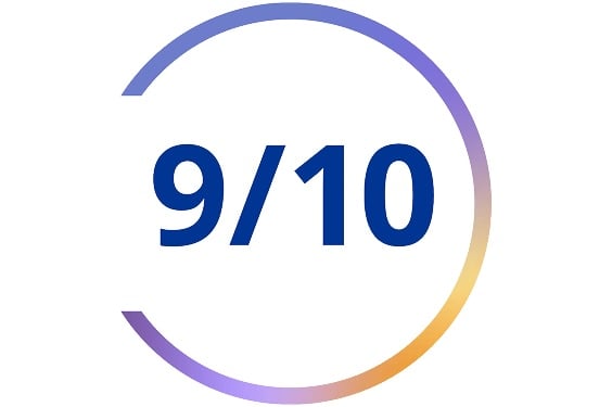 Icoon van een oog met een hart