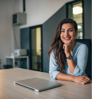 Woman in business attire