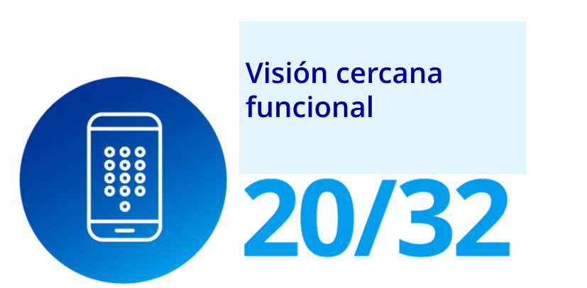 White icon of a cell phone appearing over a blue background.