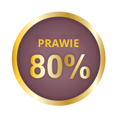 Ikona prawie 80%