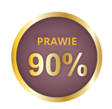 Ikona prawie 90%