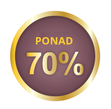 Ikona ponad 70%