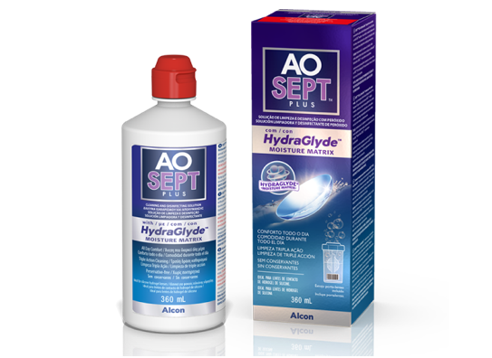 AOSEPT PLUS com HydraGlyde packshot