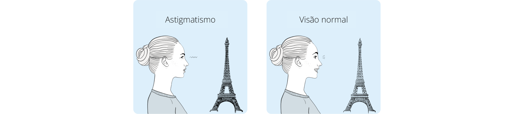 Graphic of a woman and the tower