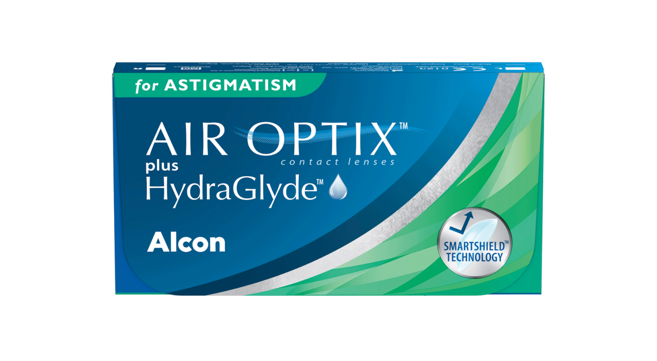 AIR OPTIX plus HydraGlyde for Astigmatism packshot