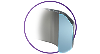 Close up of the SHARKIN ILM forceps showcasing the closing angle.
