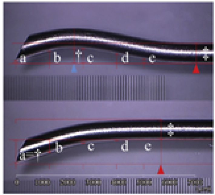 A close up comparison of the INTREPID BALANCED tip and the Mini Tip.