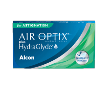 AIR OPTIX PLUS HYDRAGLYDE FOR ASTIGMATISM contact lens pack shot