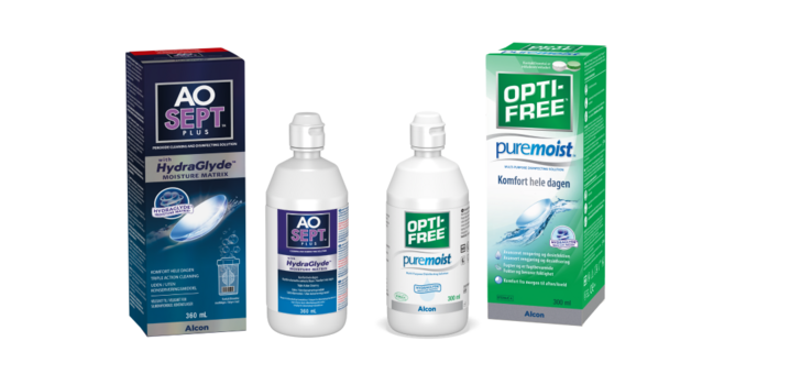 Contact lens soltutions packs