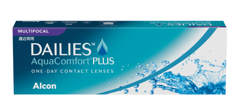 DAILIES™ AQUACOMFORT PLUS™ MULTIFOCAL contact lens pack shot