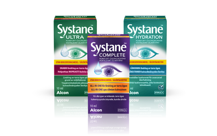 three systane products