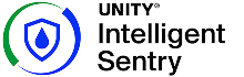 Official logo for UNITY Intelligent Sentry” height=