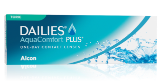 DAILIES™  AQUACOMFORT PLUS™  toric contact lenses for astigmatism